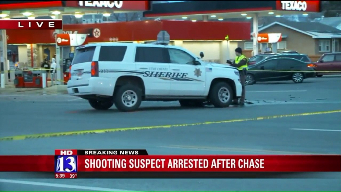 Utah Shooting Suspect Arrested Following Chase; Deputy Injured During Dispute