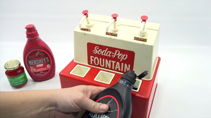 Soda Jerk! Vintage Soda-Pop Fountain Kids Drink Playset - Chocolate Coke, Root Beer Floats!