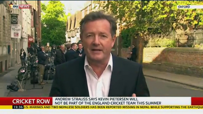 Piers Morgan Reacts To Kevin Pietersen's Exclusion From England Team