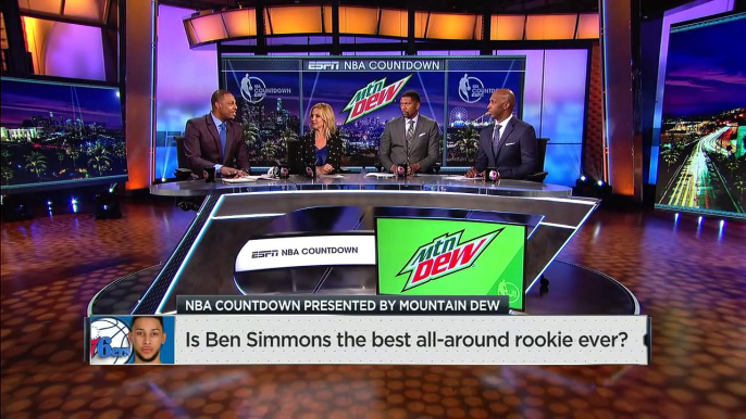 NBA Countdown debates if Ben Simmons is the best all-around rookie ever _ NBA Countdown _ ESPN-uN9zBcweN4M