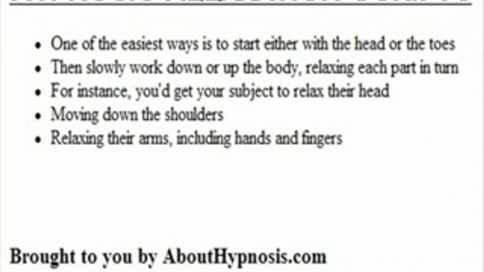 Hypnosis Relaxation Scripts