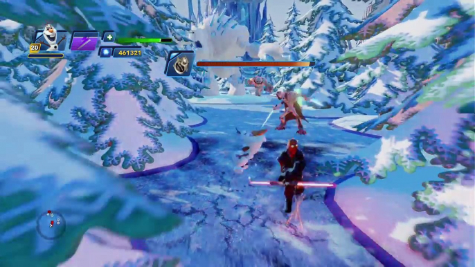 OLAF vs Darth Maul + Vader + Grievous - Disney Infinity 3.0 - #Toyboxrumble EP 21