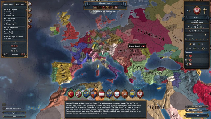 Europa Universalis IV - Legenda o Wielkiej Polsce #1 : Unia nie zawsze jest zła