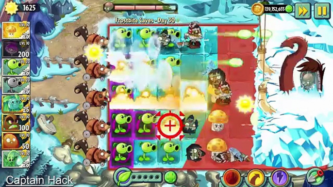 Plants vs Zombies 2 Epic Max Level UP - Peashooter MAX vs ALL Freakin Zomboss