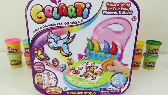 Gelarti Designer Studio Butterfly World Rock Party Playset SUPER Video 7 Different Designs!