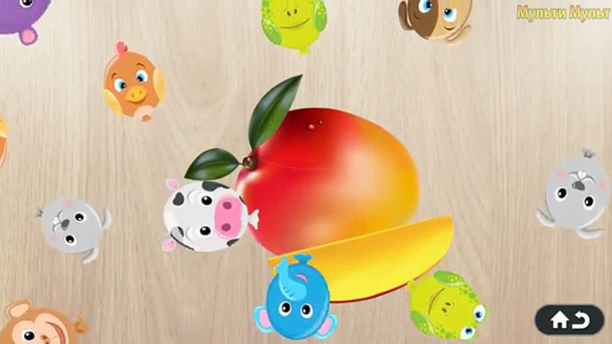 Kids Learning Fruits and Vegetables names for Kids - English