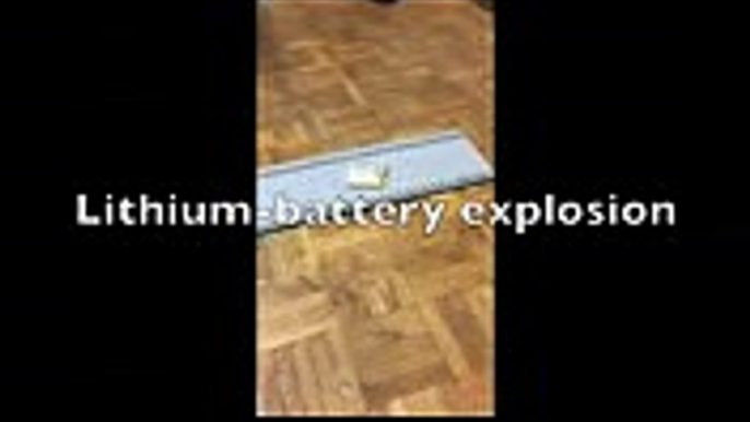 exploding lithium battery lithium battery explosion Apple Battery MacBook Pro [4K] [HD]