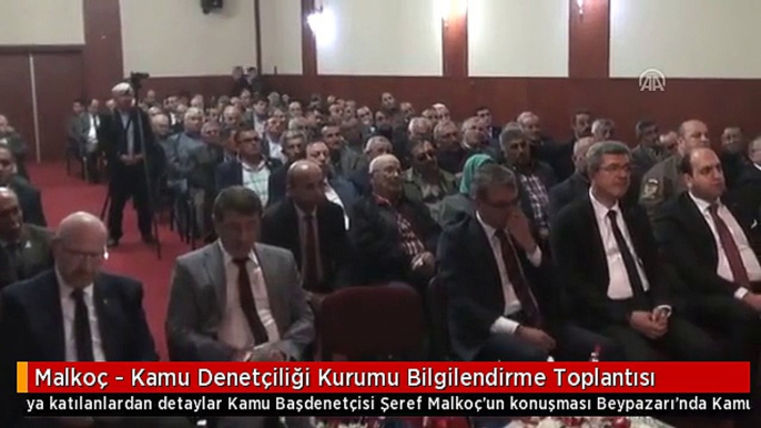 Malkoç - Kamu Denetçiliği Kurumu Bilgilendirme Toplantısı