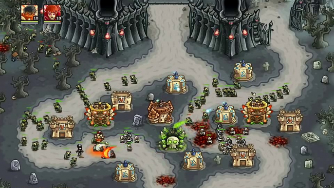 Kingdom Rush Frontiers Walkthrough Level 21 Dusk Chateau [Veteran] [3 Stars]