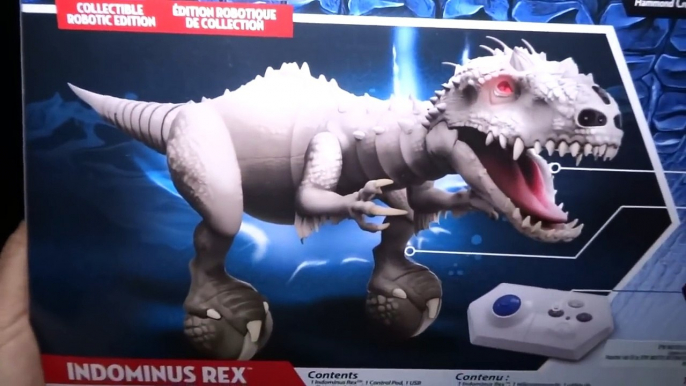 Opening + Playing: Indominus Rex ZOOMER DINO - Robotic Jurassic World Dinosaur!