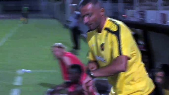 Victoire du FC Martigues, les dernières secondes du match avec l'entraîneur martégal (vidéo)