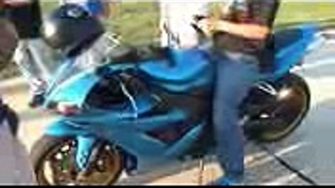 Turbo GSXR 1000 vs Nitrous GSXR 1000. R1 vs GSXR 1000 ($$ RACES)