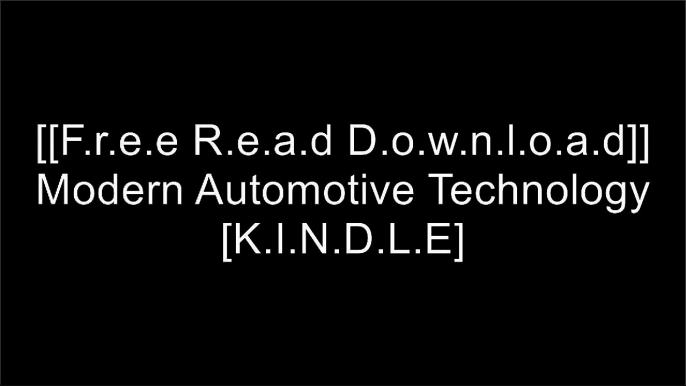 [3MwKz.F.r.e.e D.o.w.n.l.o.a.d] Modern Automotive Technology by James E Duffy DOC