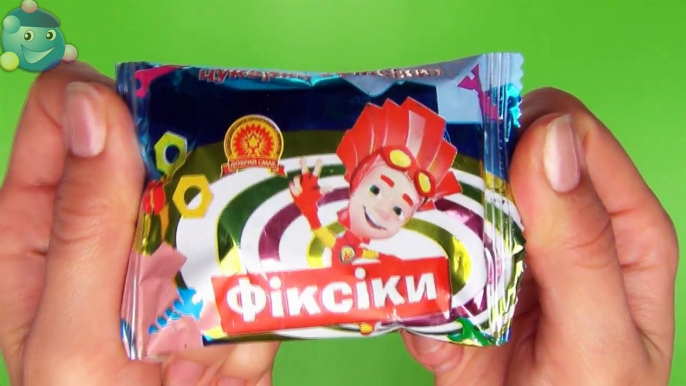 ФИКСИКИ в шариках СЮРПРИЗ слизь Киндер сюрпризы ФИКСИКИ. Fixiki surprise blind bags toys. Unboxing.