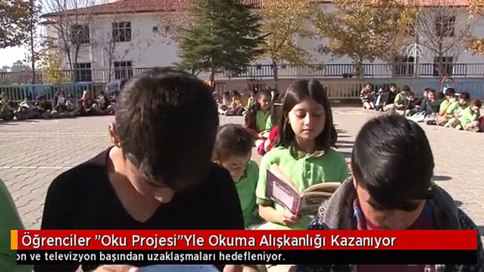 Öğrenciler "Oku Projesi"Yle Okuma Alışkanlığı Kazanıyor