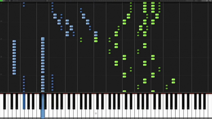 Ode to Joy (Symphony No. 9 4th Movement) - Ludwig van Beethoven [Piano Tutorial] (Synthesia)