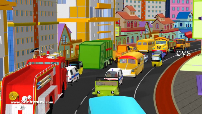 Wheels On The Bus Go Round And Round (Vehicles 2) - 3D Nursery Rhymes & Songs for Kids-8-YaOHvP9Wo