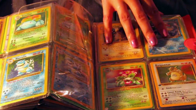 ASMR. New Pokemon Card Collection & Sorting (Crinkling, Tapping, Scratching, Ear to Ear Whisper)