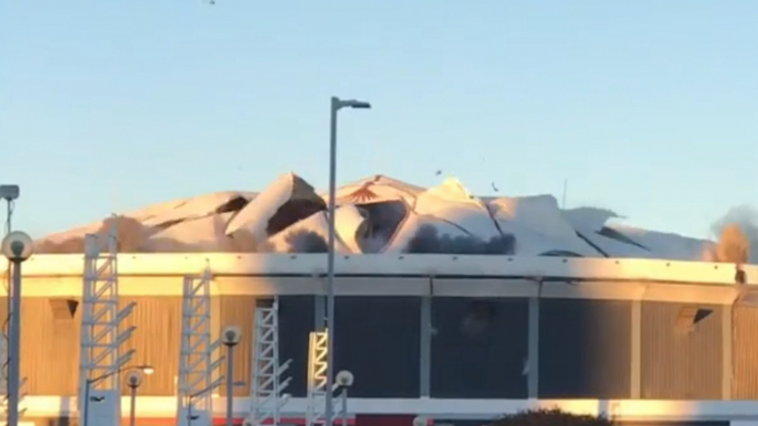 Georgia Dome Demolished in Atlanta