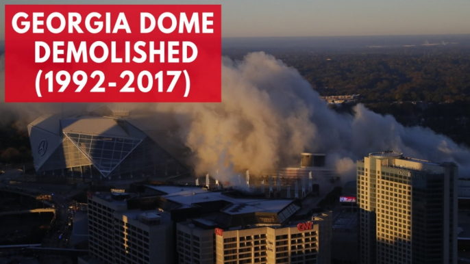 Iconic Georgia Dome demolished in Atlanta