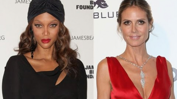 Tyra Banks & And Heidi Klum Mean Drama On The 'AGT' Set