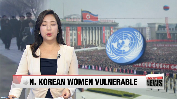 UN expresses concerns about N. Korean women being vulnerable to domestic and sexual violence