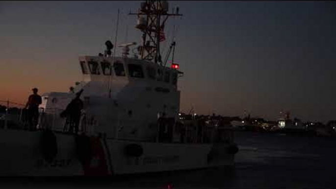 Coast Guard Crew Offloads One Ton of Seized Cocaine