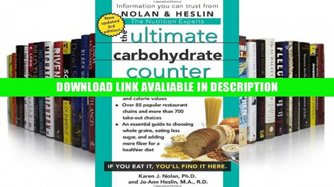 Book The Ultimate Carbohydrate Counter, Third Edition Full eBooks