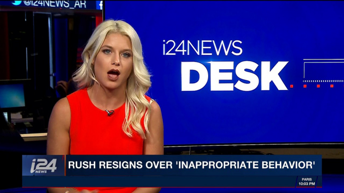 i24NEWS DESK | Rush resigns over 'inappropriate behavior' | Saturday, December 2nd 2017