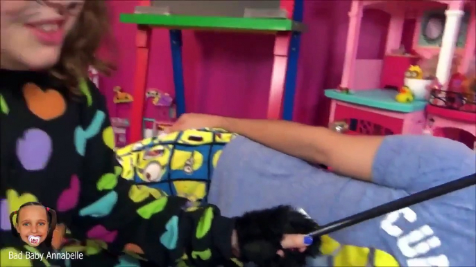 Toy Freaks - Freak Family Vlogs - BAD BABY MAGIC Victoria Kitty Messy Magic Pranks Annabelle Puppy Toy Freaks