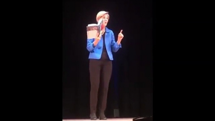 Elizabeth Warren reads from her book