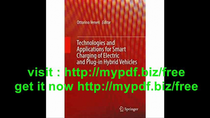 Technologies and Applications for Smart Charging of Electric and Plug-in Hybrid Vehicles