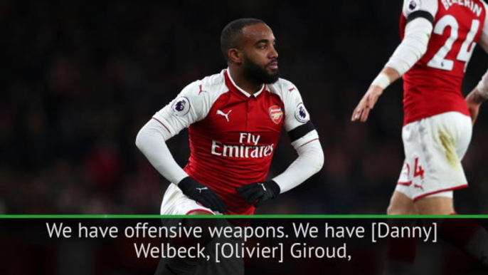 Welbeck, Giroud and Wilshere can all replace Lacazette against Man United - Wenger