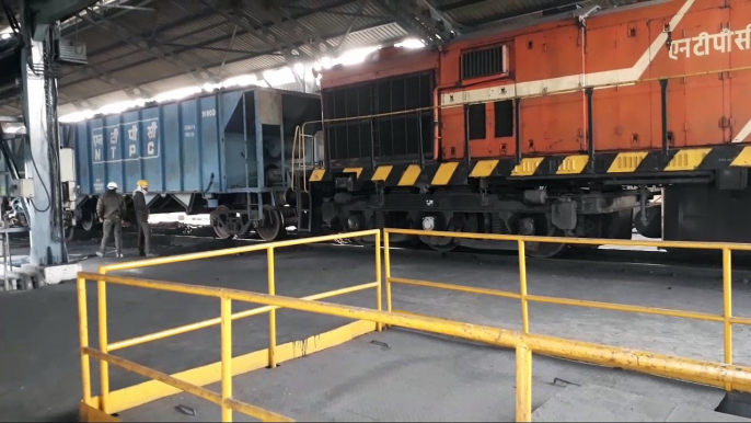 Coal unloading in ntpc vindhyachal | ntpc vindhyanagar