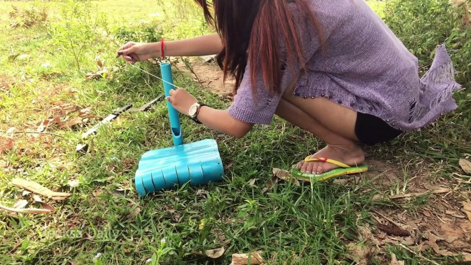 Awesome Quick Bird Trap Using PVC How To Make Bird Perch Snare Traps With Water Pipe Works