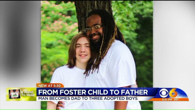 Man Went from Foster Child to Single Dad of Three Adopted Children