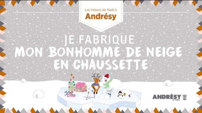 Tutoriel en attendant Noël : Je fabrique mon bonhomme de neige en chaussette