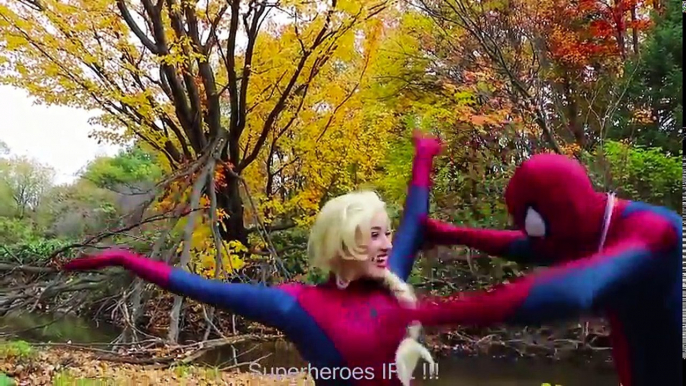 Frozen Elsa & Spiderman BOXING! w Rapunzel Joker Maleficent Toys! Superhero Fun in real life (2) | Superheroes | Spiderman | Superman | Frozen Elsa | Joker