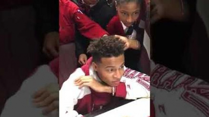 Sixteen-Year-Old Finds Out He Got Into Harvard, Crowd Goes Wild