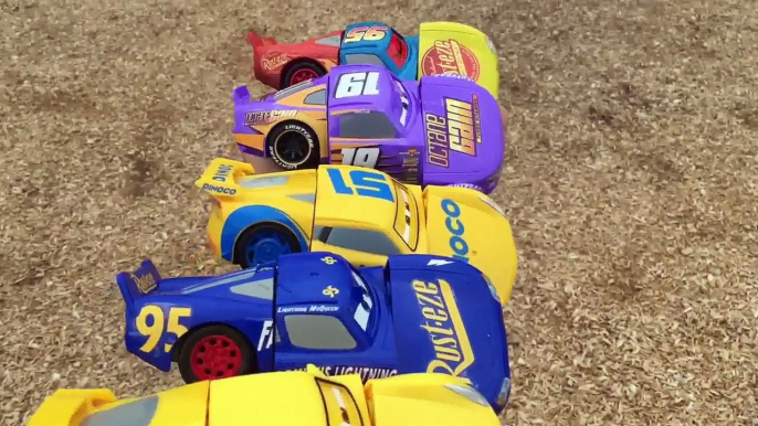 Disney cars 3 toys lightning mcqueen jackson storm mack hauler rusteze cruz ramirez pixar