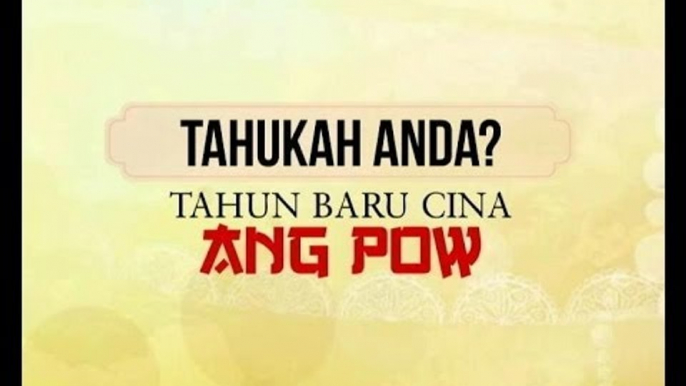 Erti pemberian Ang Pow pada Tahun Baru Cina