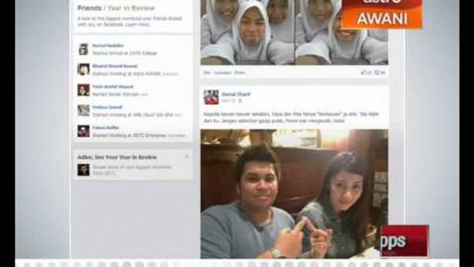 Facebook perkenal 'Year In Review' sempena tahun baru