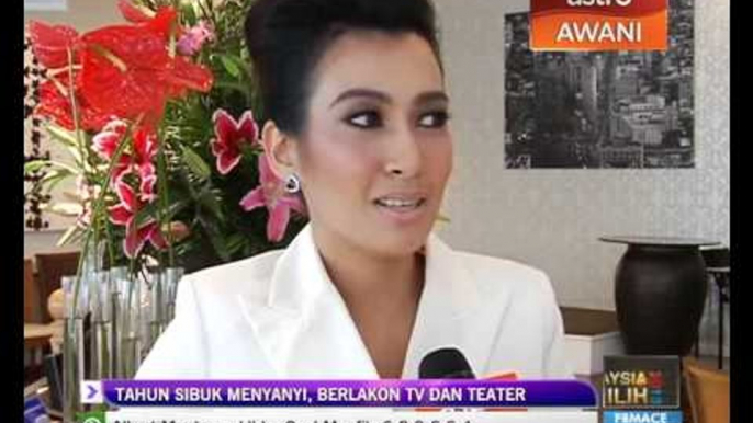 Tahun sibuk menyanyi, berlakon tv dan teater