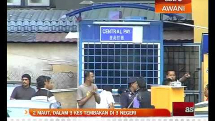 2 maut, dalam 3 kes tembakan di 3 negeri