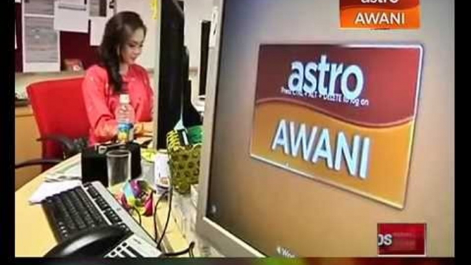 Warga kerja Astro Awani bertugas di Hari Raya