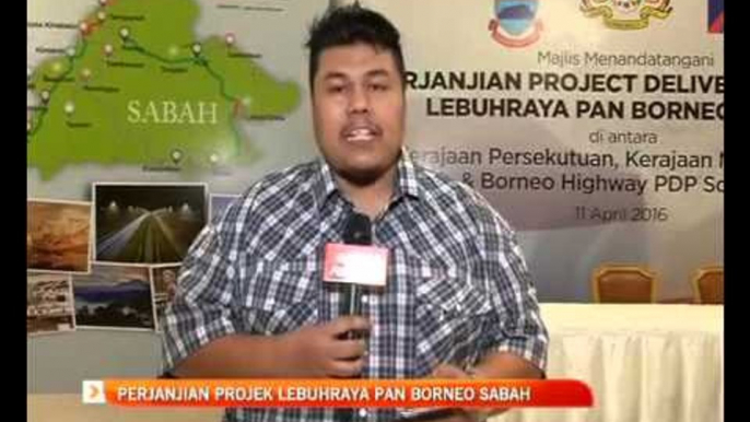 Perjanjian projek Lebuhraya Pan Borneo di Sabah