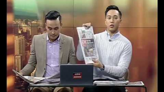 Buletin AWANI pagi: Rangkuman muka depan akhbar Jumaat, 17 Feb 2017