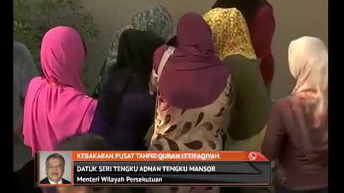 Kebakaran Pusat Tahfiz Darul Quran Ittifaqiyah - reaksi Datuk Seri Tengku Adnan Tengku Mansor