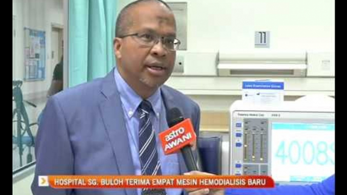 Hospital Sungai Buloh terima 4 mesin hemodialisis yang baru