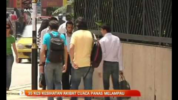 35 kes kesihatan akibat cuaca panas melampau